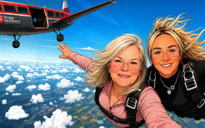 Taking a Leap of Faith: Adele and Lily-Mae’s Charity Skydive for Cystic Fibrosis Trust